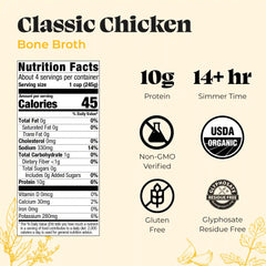 4 Pack: Chicken Bone Broth - 32oz