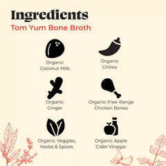 Tom Yum Chicken Keto Broth - 16.9 oz